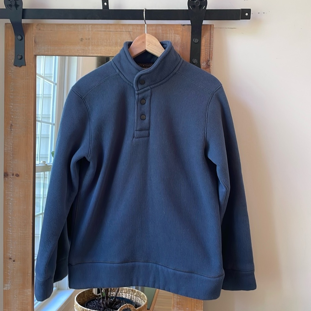 Jeremiah and Sons Fleece Lined Snap Button Pullover Size S